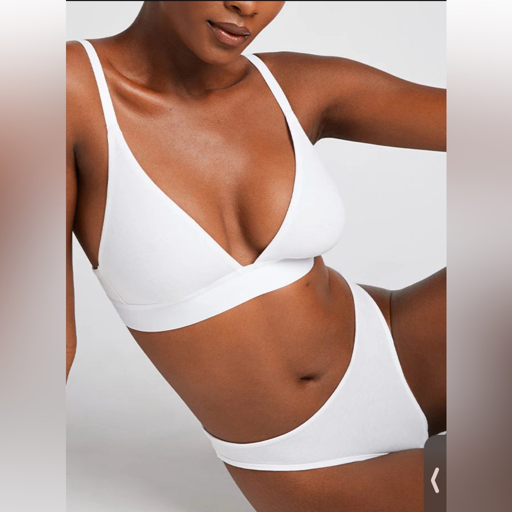 Negative Underwear White Triangle Cotton Bra